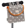 Bolsa para Manillar Algodón Étoile Gris/Blanc