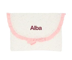 Bolsa para Muda Rainbow Dots Rosa Personalizable