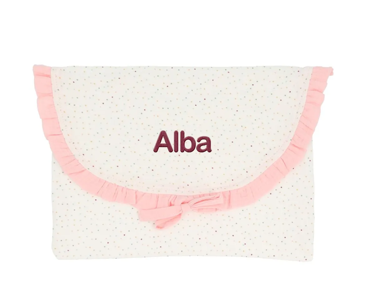 Bolsa para Muda Rainbow Dots Rosa Personalizable