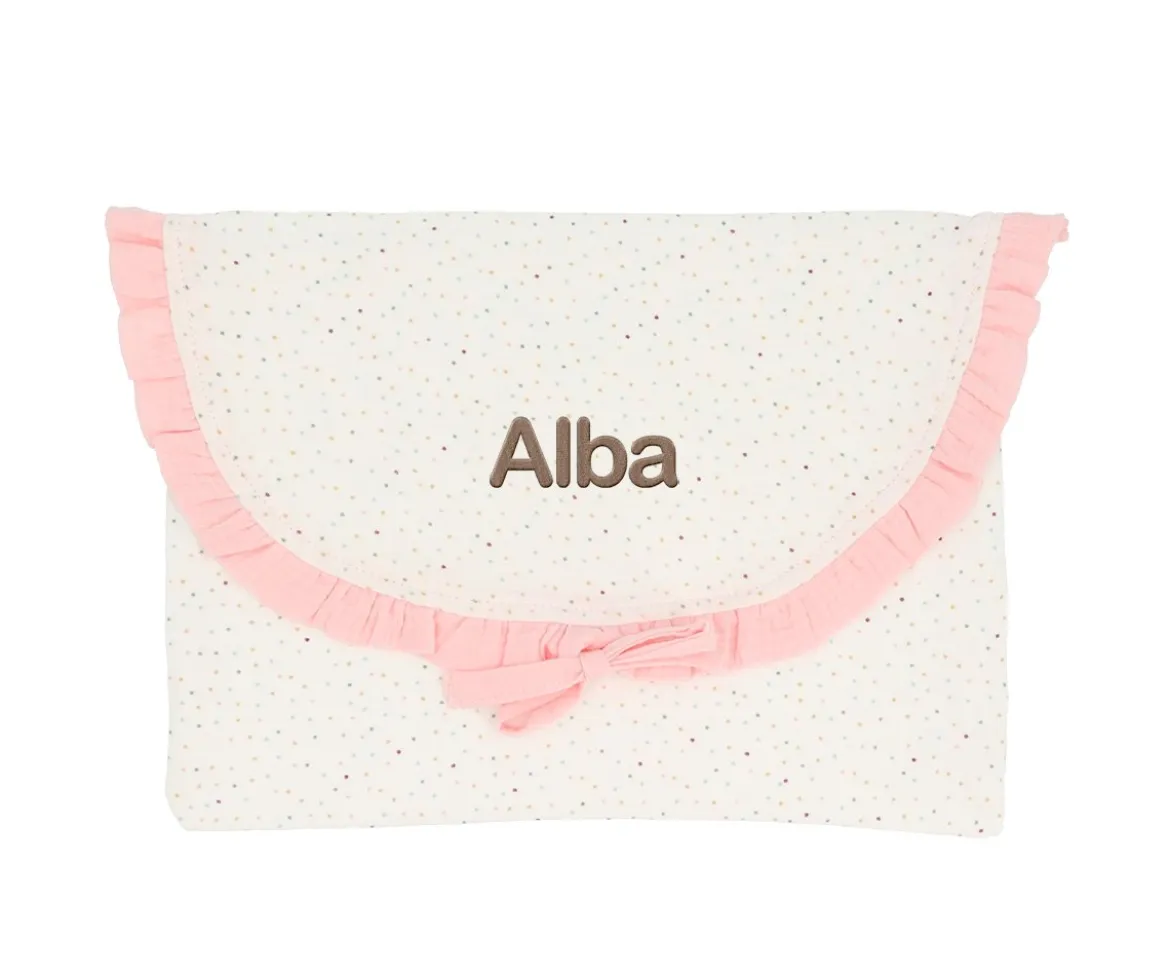 Bolsa para Muda Rainbow Dots Rosa Personalizable