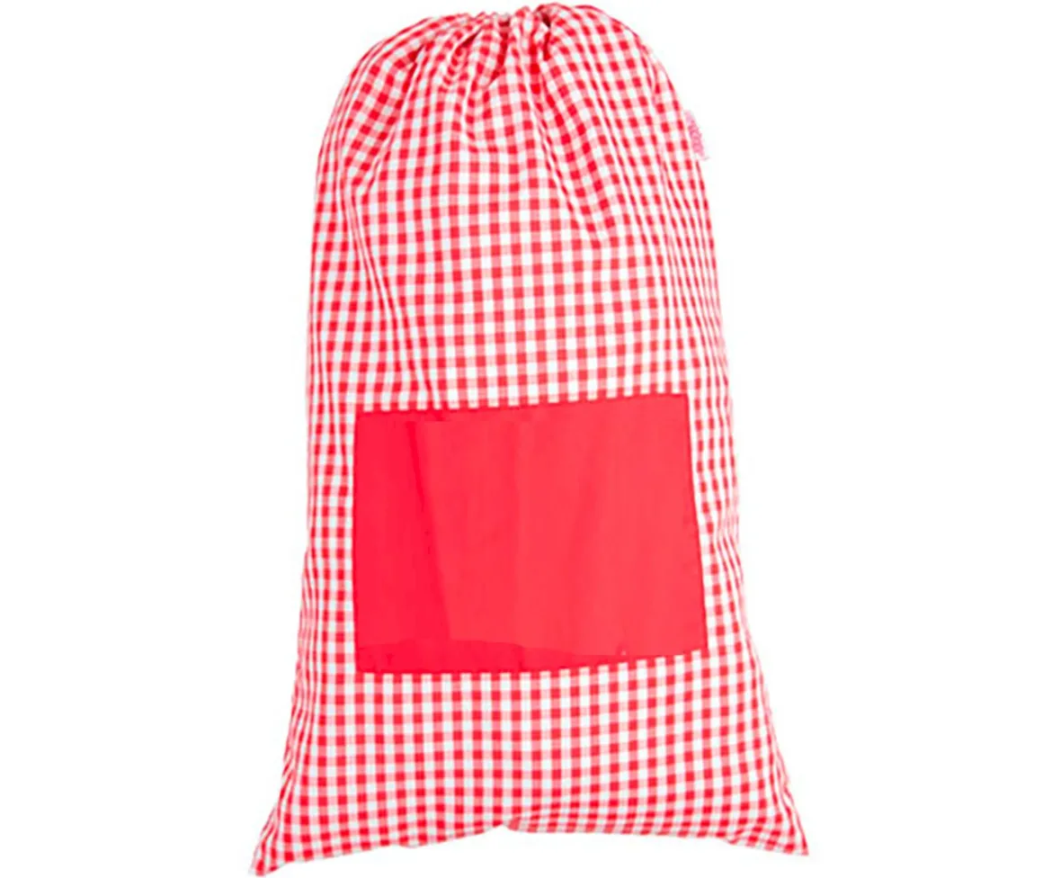 Bolsa para Muda Vichy Rojo Personalizable