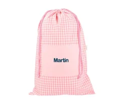 Bolsa para Muda Vichy Rosa Personalizable