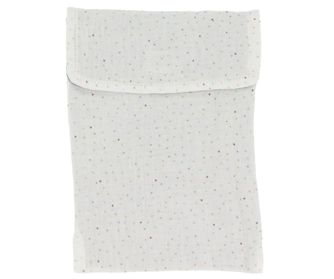 Bolsa para Pañales Rainbow Dots Azul Personalizable