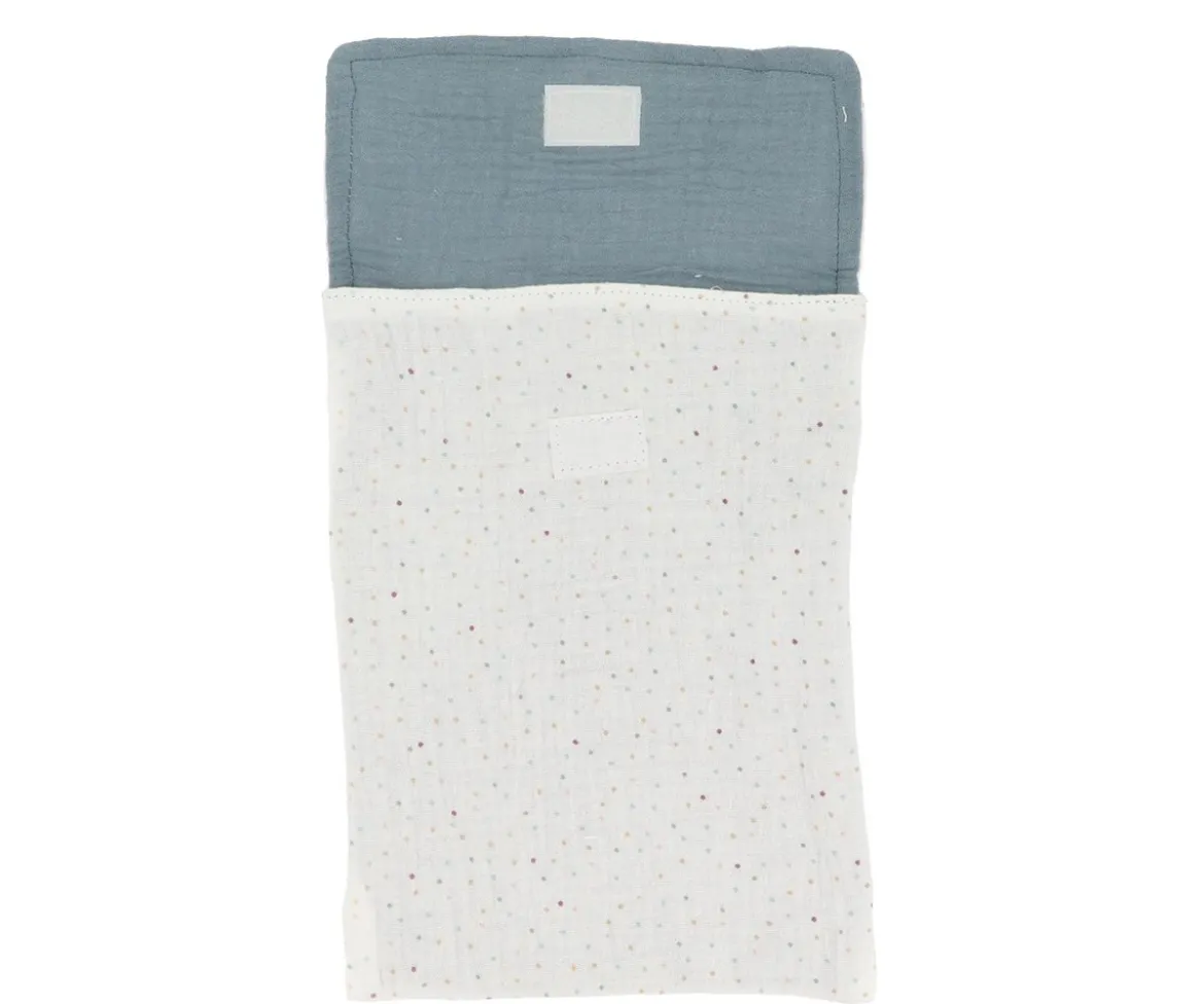 Bolsa para Pañales Rainbow Dots Azul Personalizable