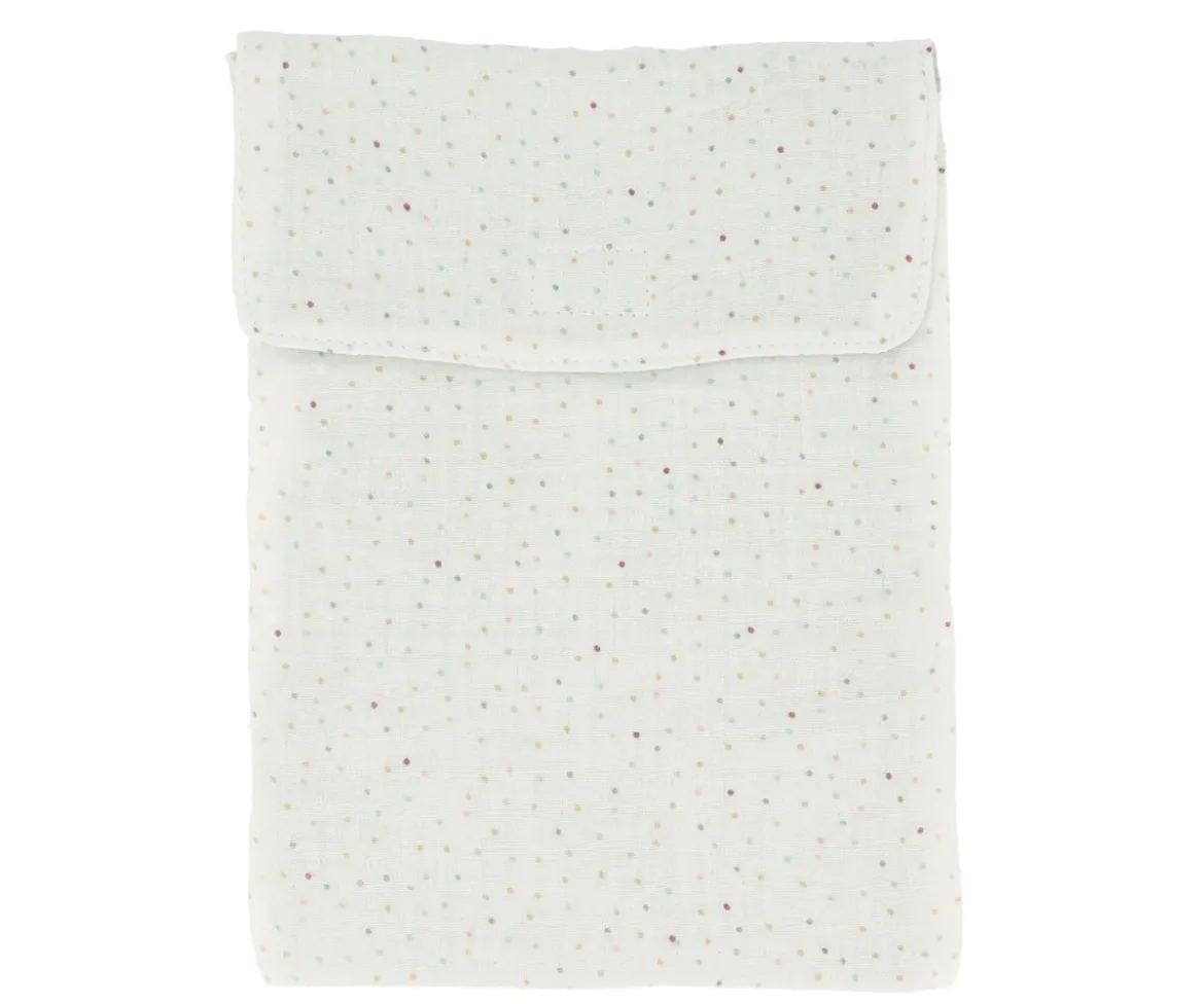 Bolsa para Pañales Rainbow Dots Verde Personalizable