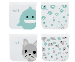 4 Bolsas Reutilizables Bulldog + Shark