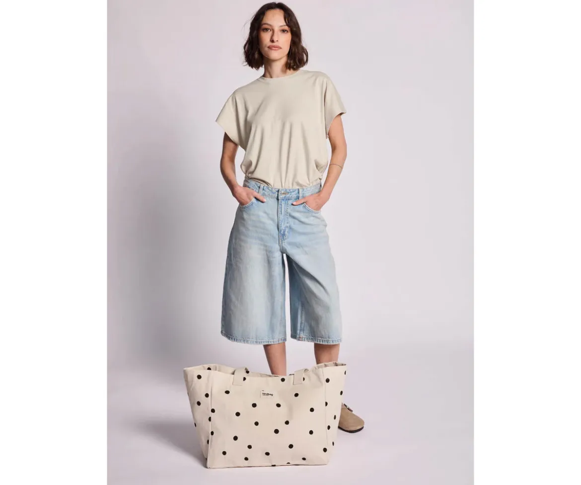 Bolsa Tote de Algodón Orgánico Claude Polka Dot