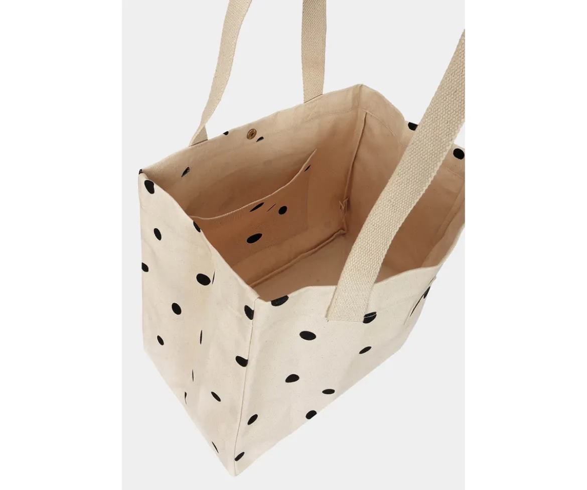 Bolsa Tote de Algodón Orgánico Claude Polka Dot