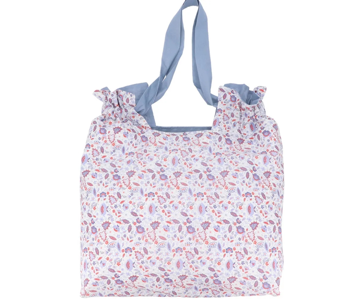 Bolsa Tote Flower Blue Personalizable