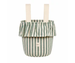 Bolso Basket Stripe Green