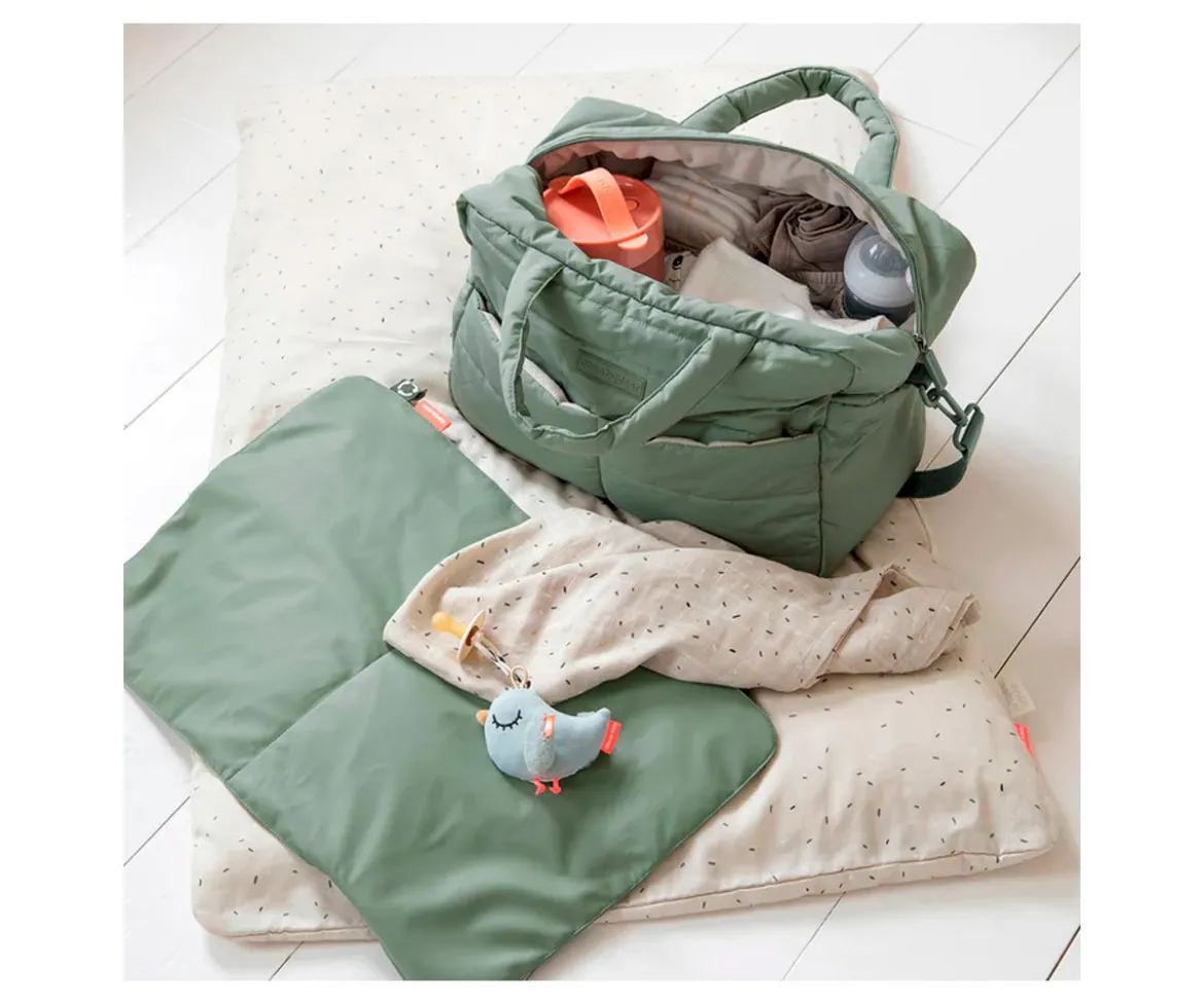Bolso Carro Bebé con Cambiador Green