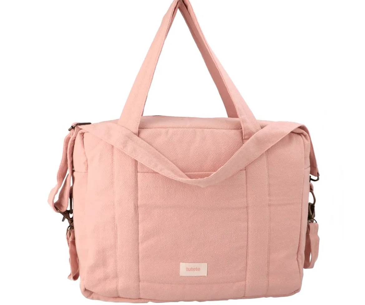 Bolso Carro Bebé Cotton Rosa Personalizable