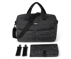 Bolso Carro Bebé Kaos Negro con Cambiador