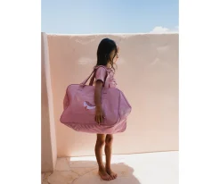 Bolso de Playa con Rejilla Whale Pink Personalizable