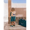 Bolso de Playa con Rejilla Whale Teal Personalizable
