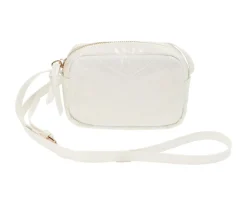 Bolso Infantil Glitter White Pearl