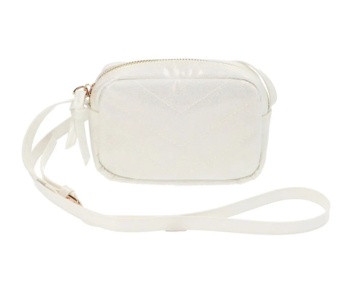 Bolso Infantil Glitter White Pearl