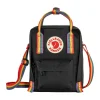 Bolso Kanken Rainbow Sling Black