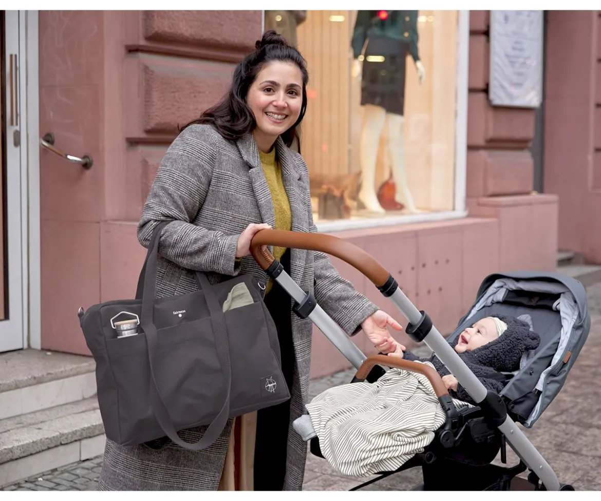 Bolso Maternidad Carro Bebé Cotton Antracita