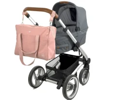Bolso Maternidad Carro Bebé Cotton Rosa