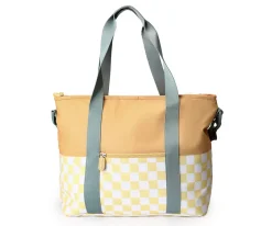 Bolso Nevera Stripes Yellow Chess