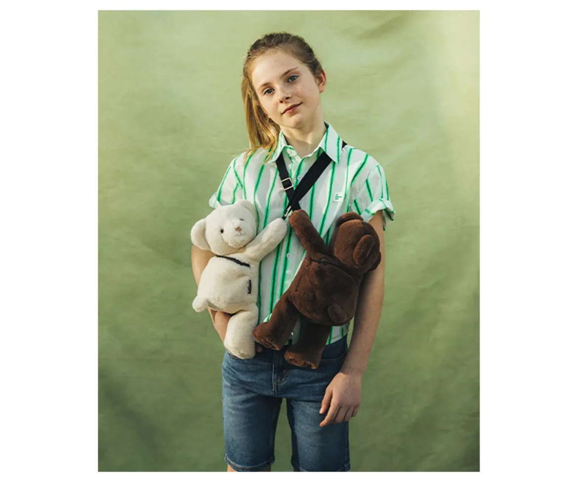 Bolso Osito de Peluche Marrón 30cm