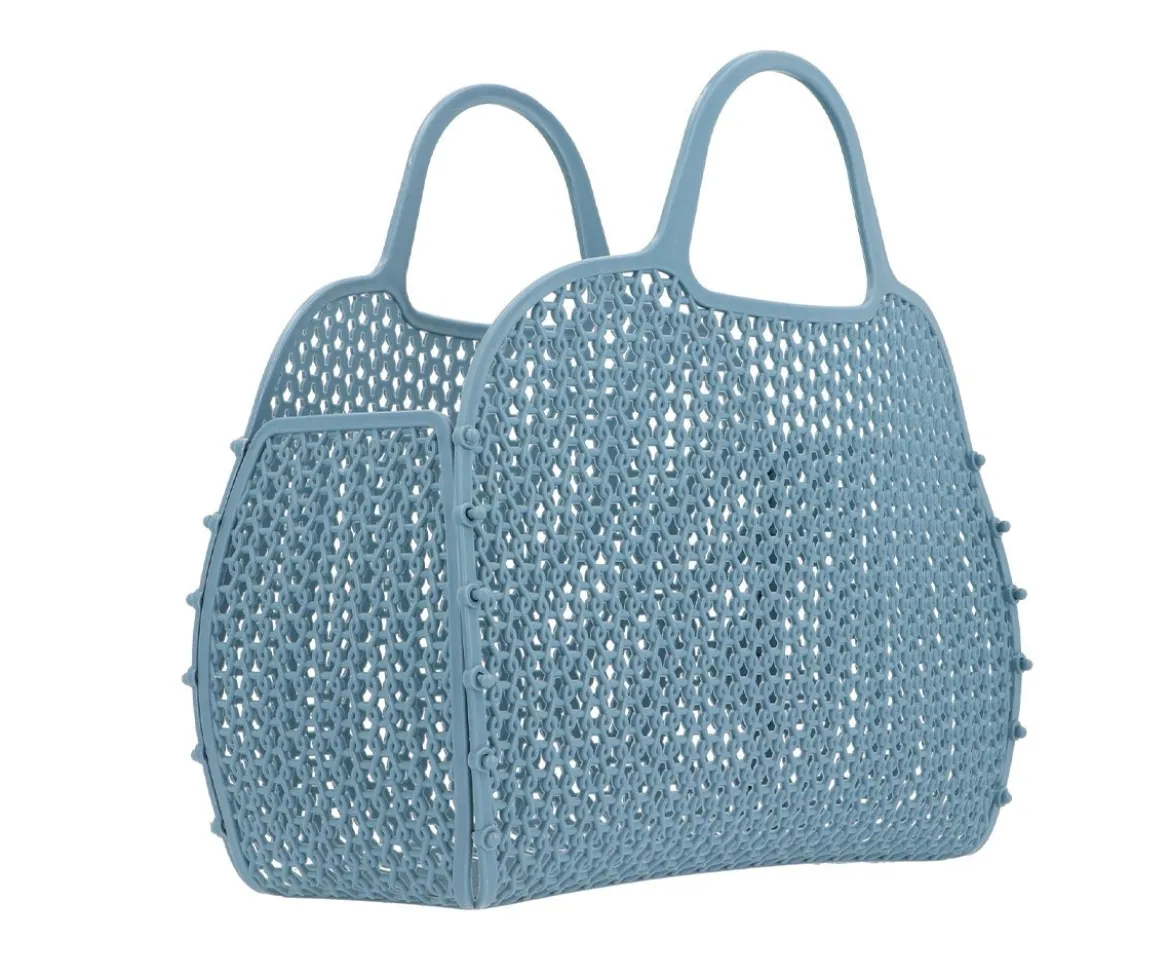 Bolso Retro Antiarena Vintage Blue