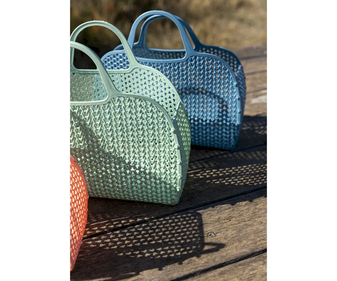 Bolso Retro Antiarena Vintage Blue