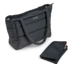 Bolso Tote Acolchado Black con Cambiador