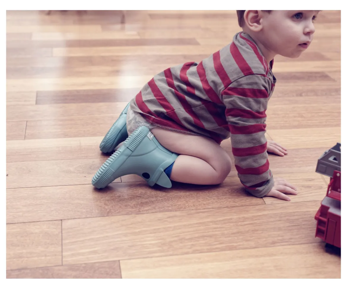 Botas de Agua Caucho Natural Kerran Platine