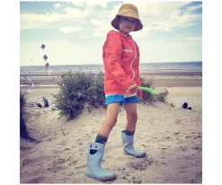 Botas de Agua Caucho Natural Wistiti Platine