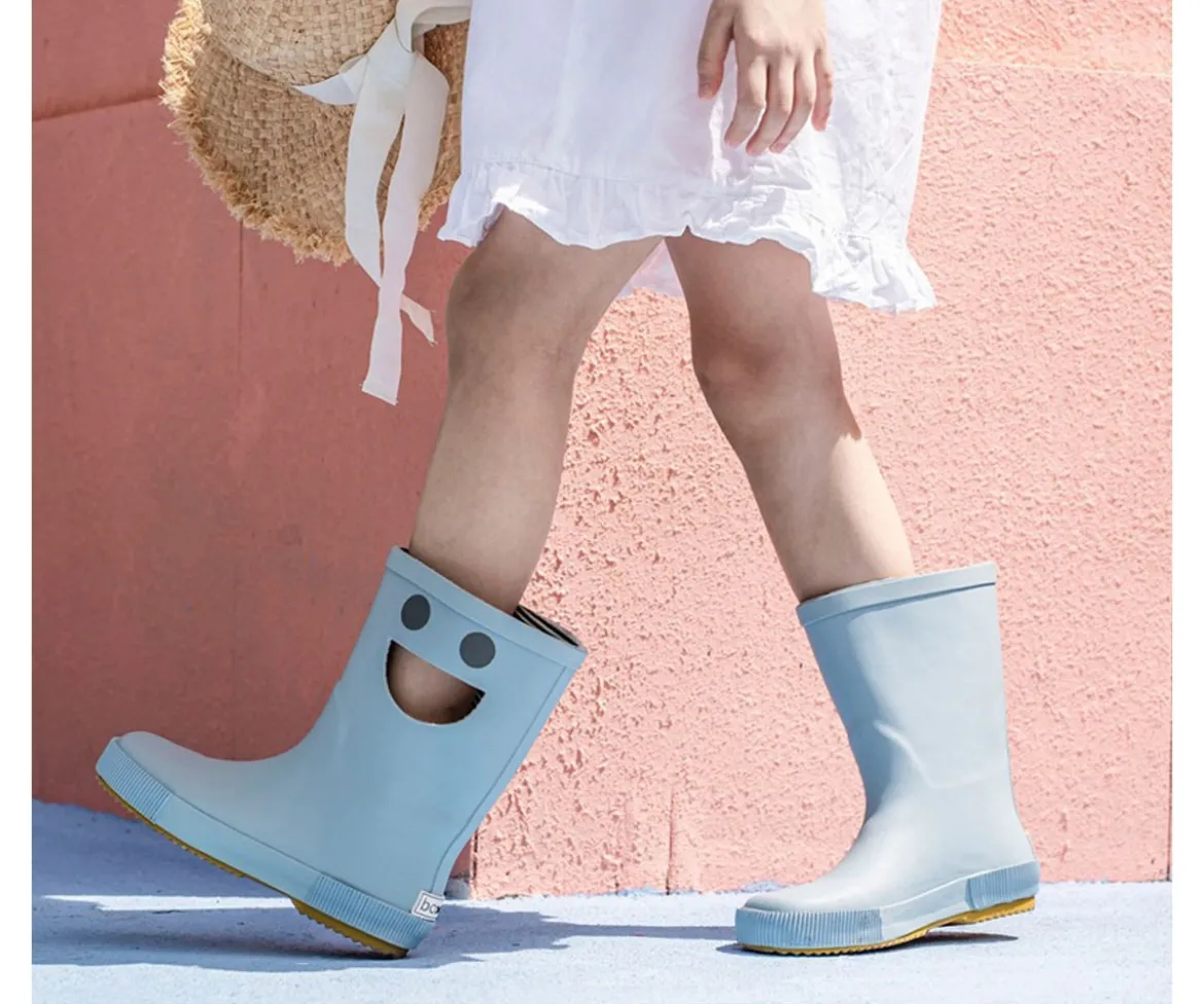 Botas de Agua Caucho Natural Wistiti Platine
