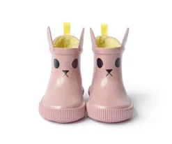 Botas de Agua Térmicas Caucho Natural Kerran Rose Pailleté