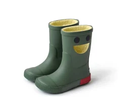 Botas de Agua Térmicas Caucho Natural Wistiti Forest Green