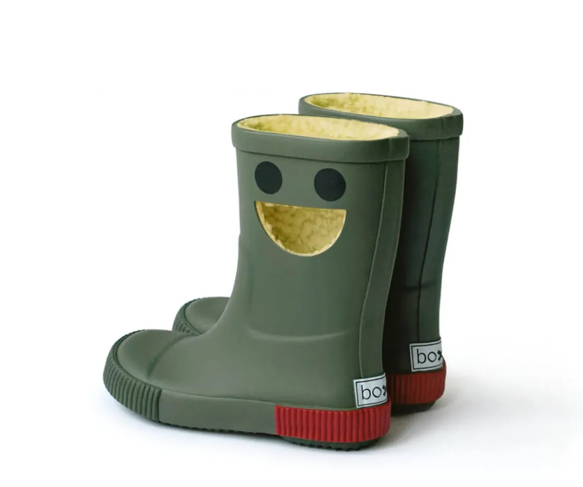Botas de Agua Térmicas Caucho Natural Wistiti Forest Green