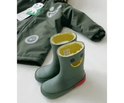 Botas de Agua Térmicas Caucho Natural Wistiti Forest Green