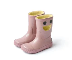 Botas de Agua Térmicas Caucho Natural Wistiti Rosa