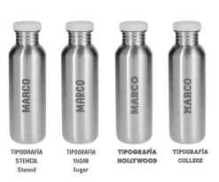 Botella Acero con Funda Croc Personalizable 350ml