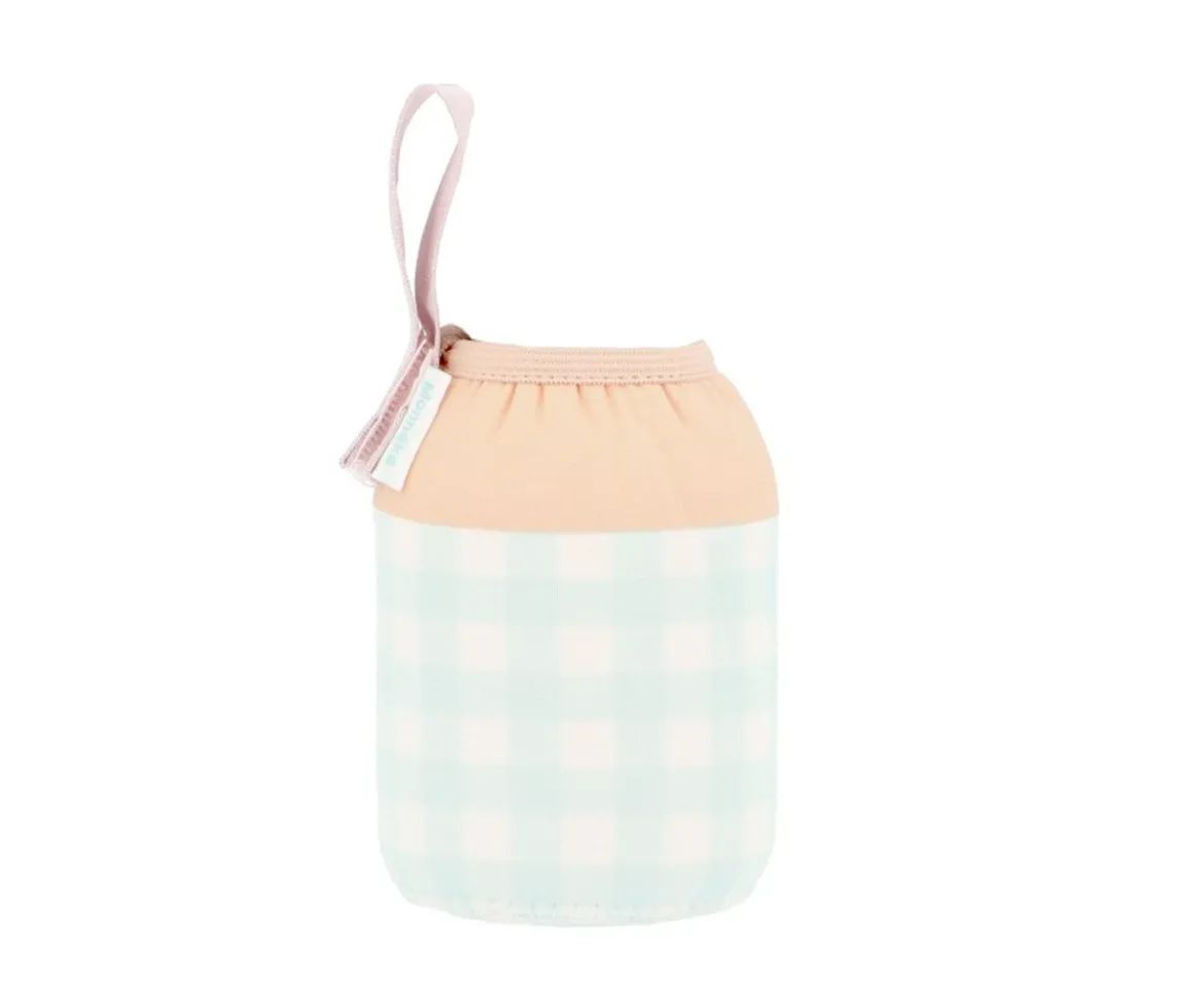 Botella Acero con Funda Stripes Apricot Personalizable 350ml