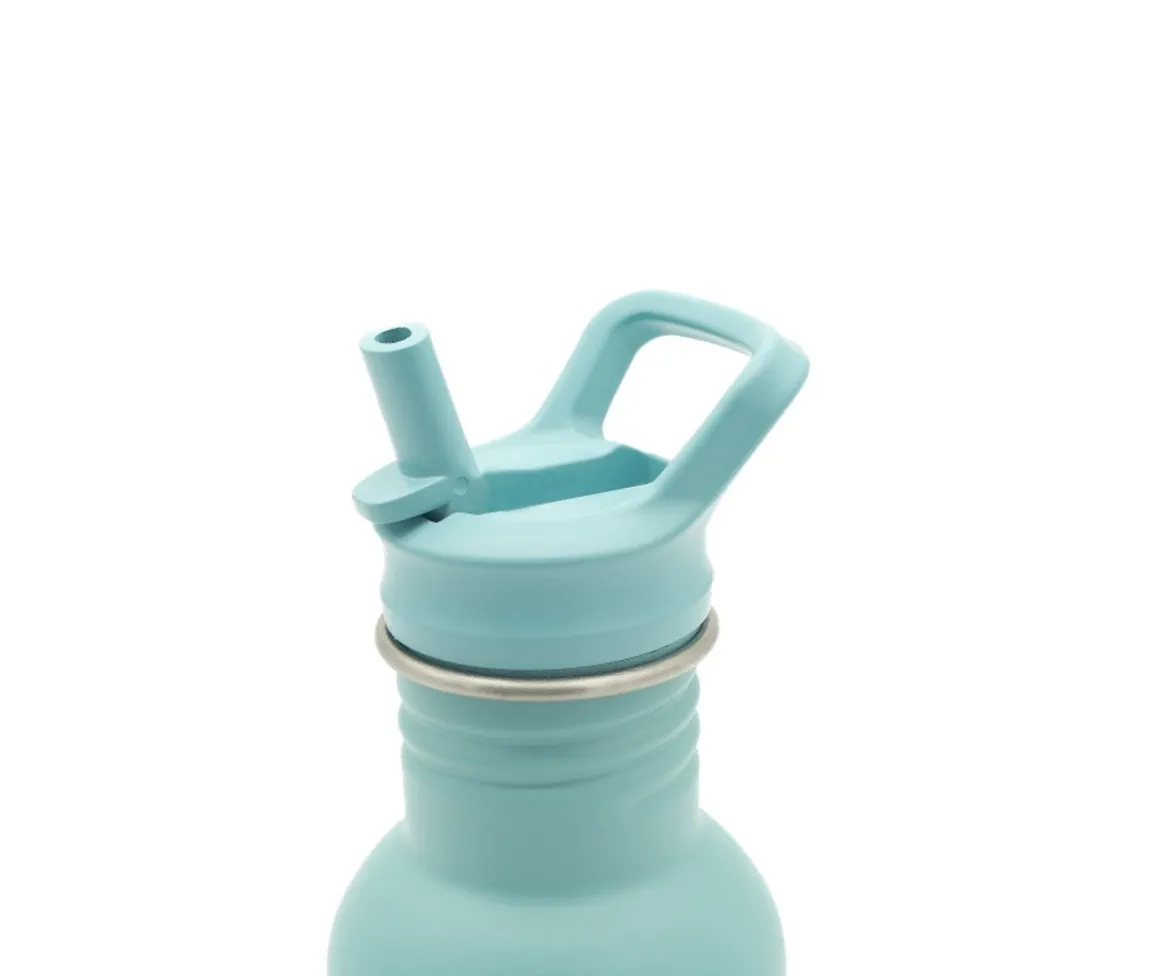 Botella Acero con Pajita Oso Polar 500ml