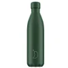 Botella Acero Inoxidable Mate Verde Total 750 ml