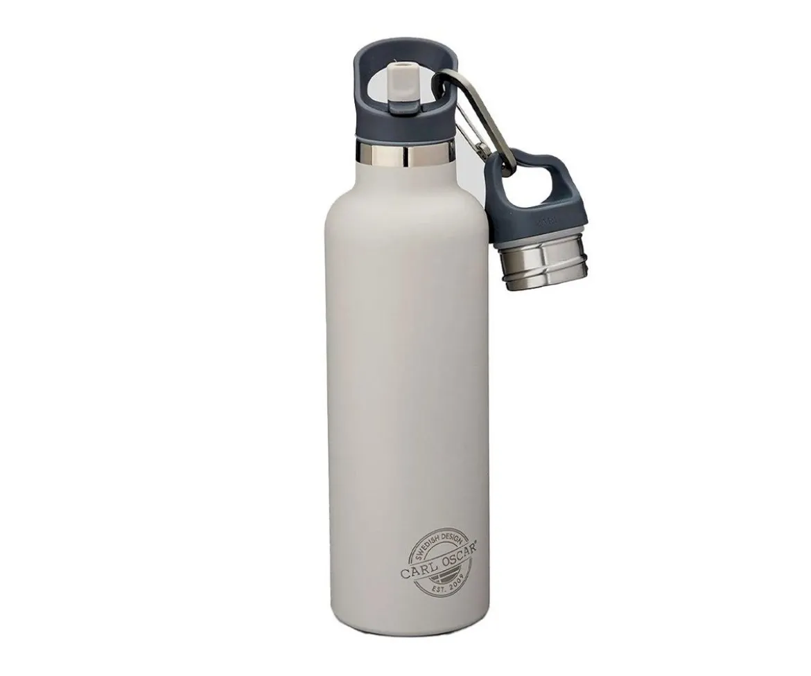 Botella Acero Inoxidable 500ml Gris