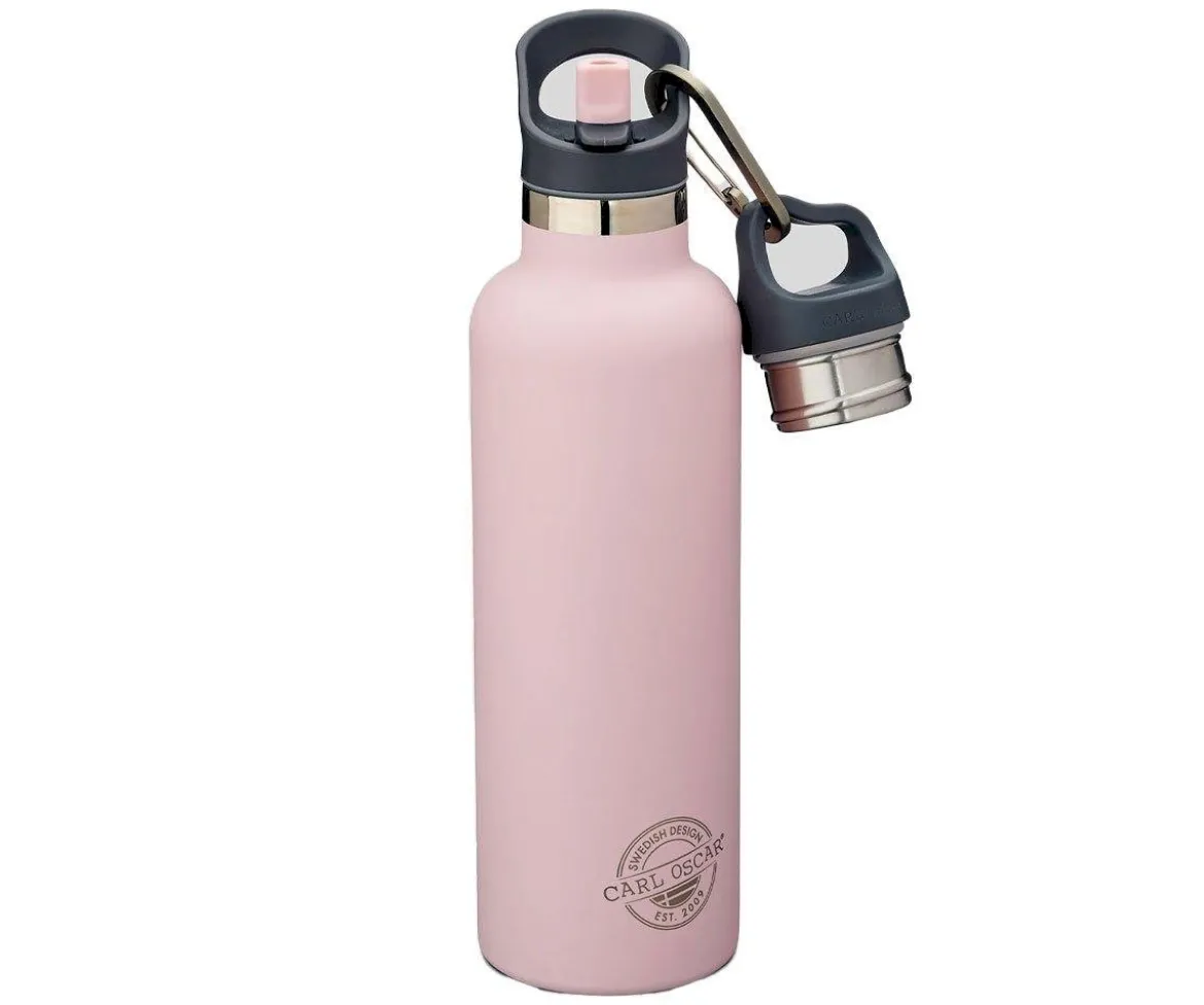 Botella Acero Inoxidable 700ml Temp Rosa
