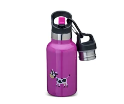 Botella Acero Inoxidable TEMPflask 350ml Vaca Purple