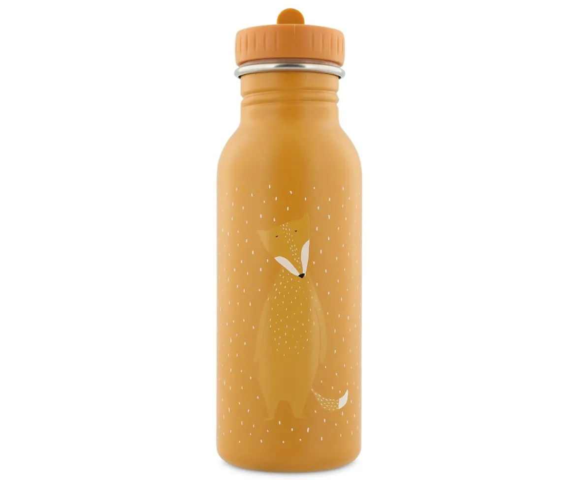 Botella Acero Trixie Mr. Fox 500ml + 6 Pegatinas Redondas Yellow Regalo