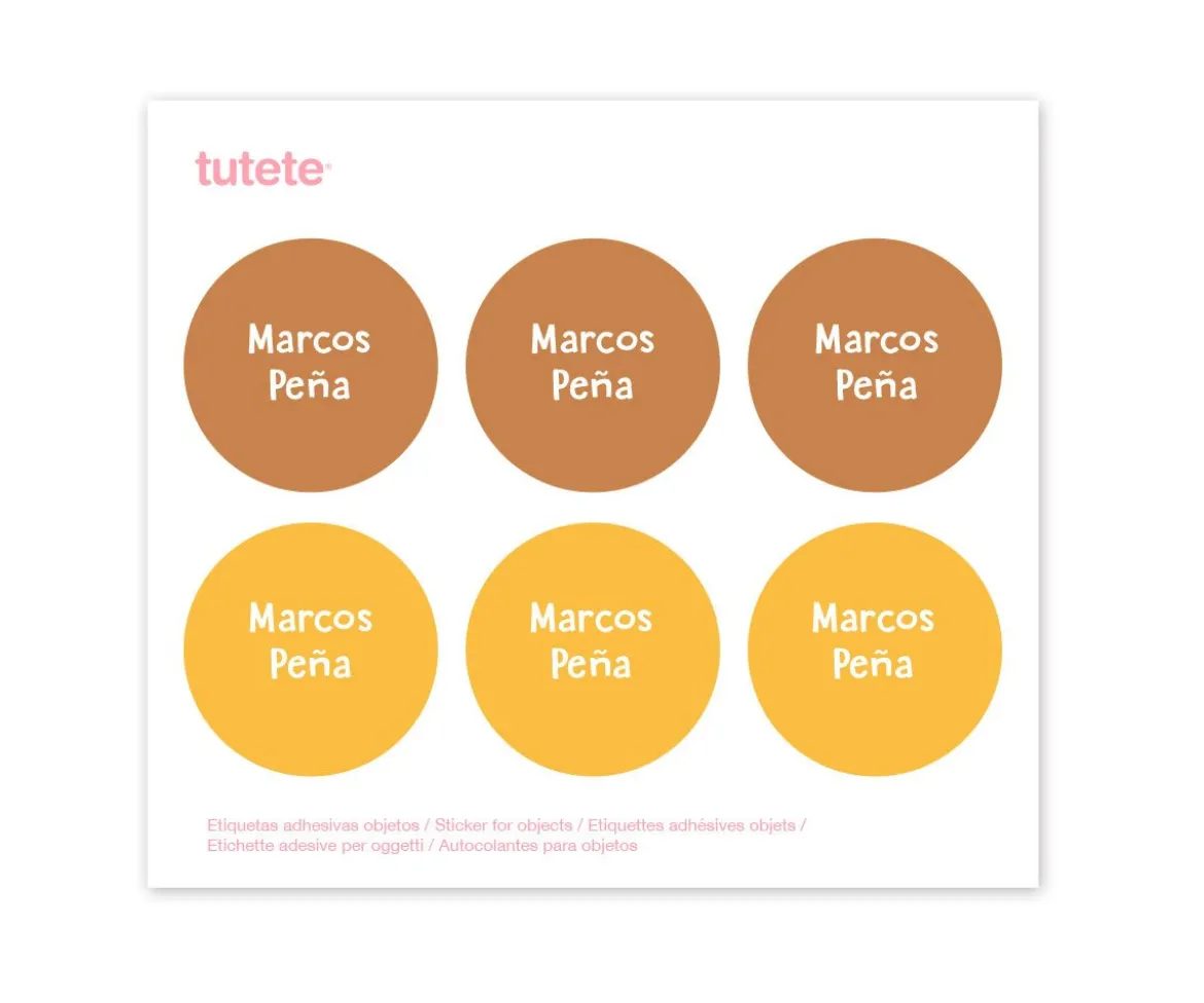 Botella Acero Trixie Mr. Fox 500ml + 6 Pegatinas Redondas Yellow Regalo