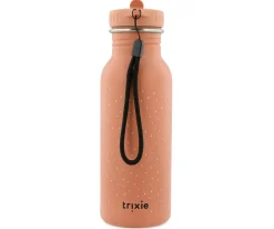 Botella Acero Trixie Mrs.Cat 500ml + 6 Pegatinas Redondas Rose Regalo