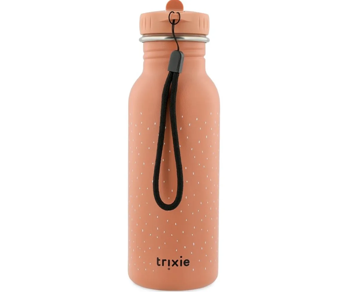 Botella Acero Trixie Mrs.Cat 500ml + 6 Pegatinas Redondas Rose Regalo