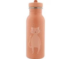 Botella Acero Trixie Mrs.Cat 500ml + 6 Pegatinas Redondas Rose Regalo