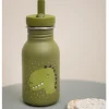 Botella Acero Trixie Mrs.DIino 350ml + 6 Pegatinas Redondas Blue Regalo